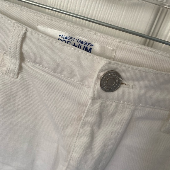 White Denim Skirt - Picture 3 of 4